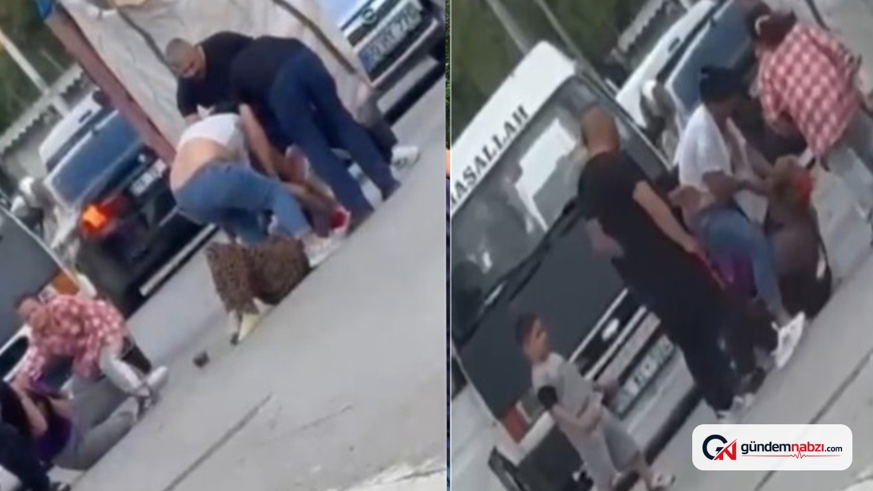 Kale Mahallesi'nde kadınlar arasında kavga çıktı