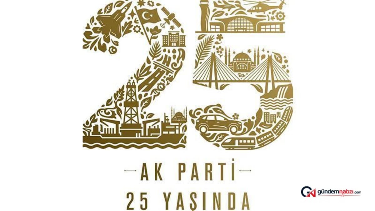 AK Parti, 25'inci yıl logosunu tanıttı