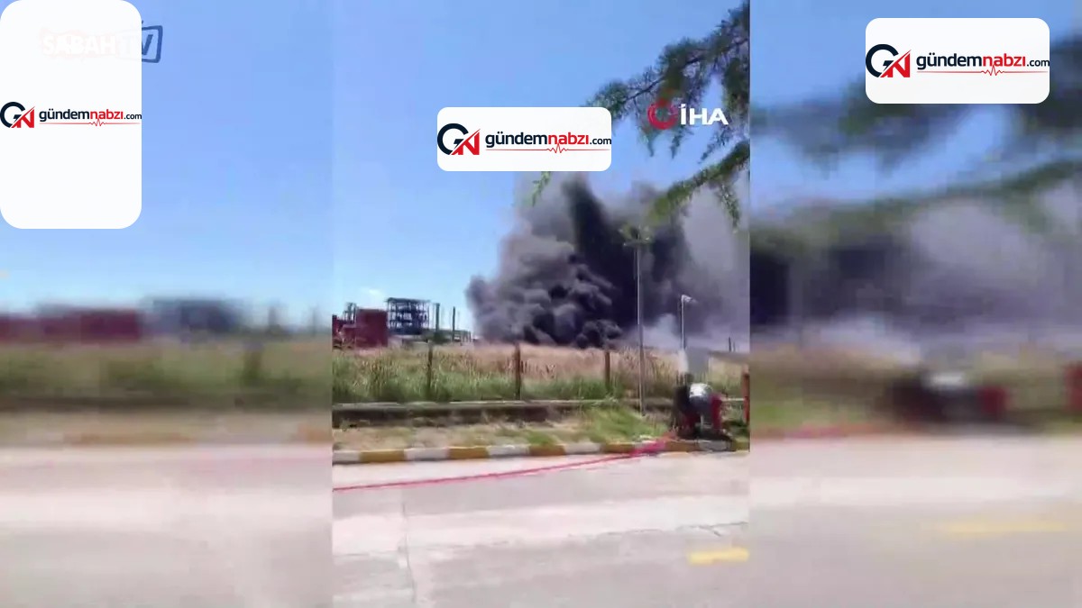 Kırklareli'nde kimya fabrikasında yangın çıktı