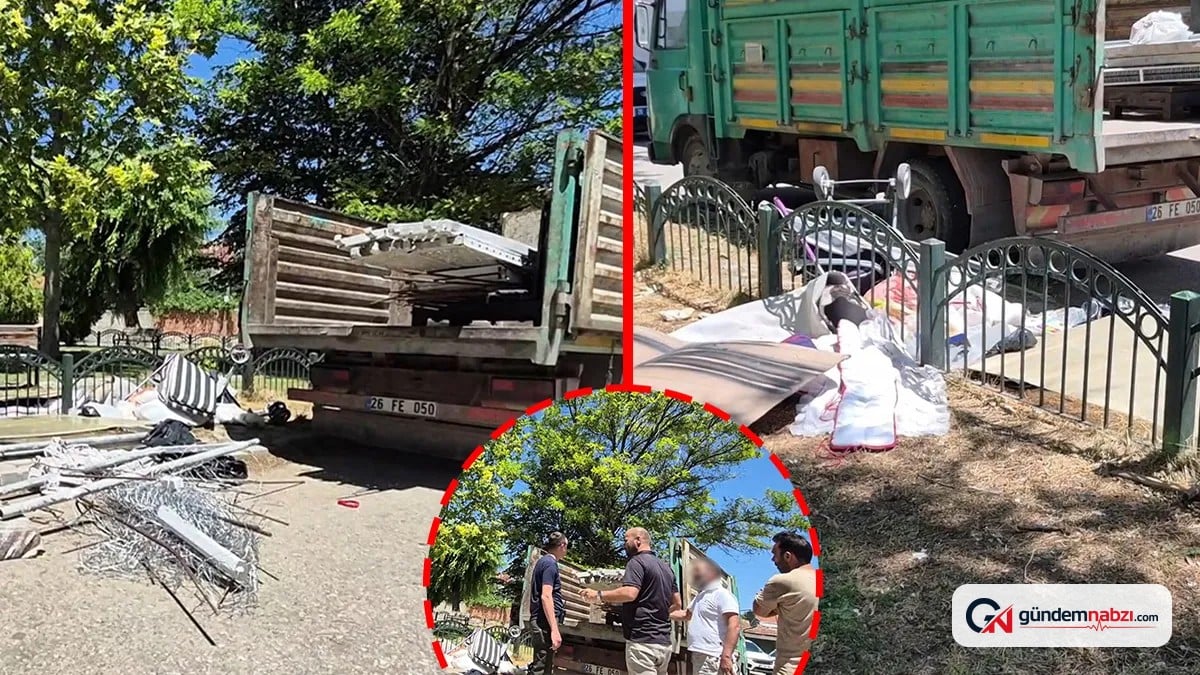 Eskişehir'de inşaattan demir çalan şüpheli yakalandı