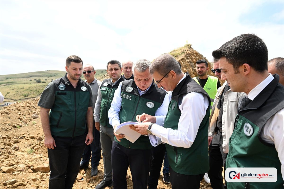 Erzurum'daki Gerek Barajı'nda çalışmalar sürüyor