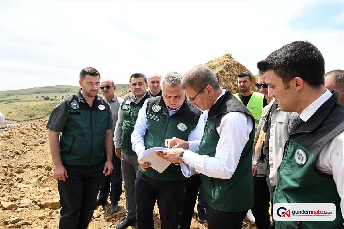 Erzurum'daki Gerek Barajı'nda çalışmalar sürüyor