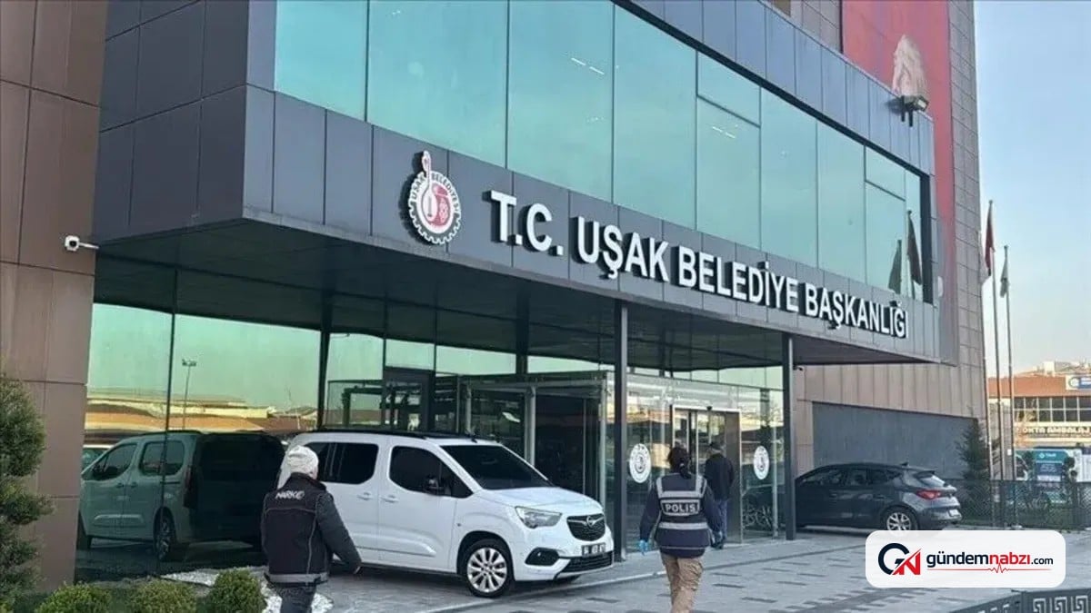 Uşak belediyesi'nde yolsuzluk soruşturması: 15 gözaltı