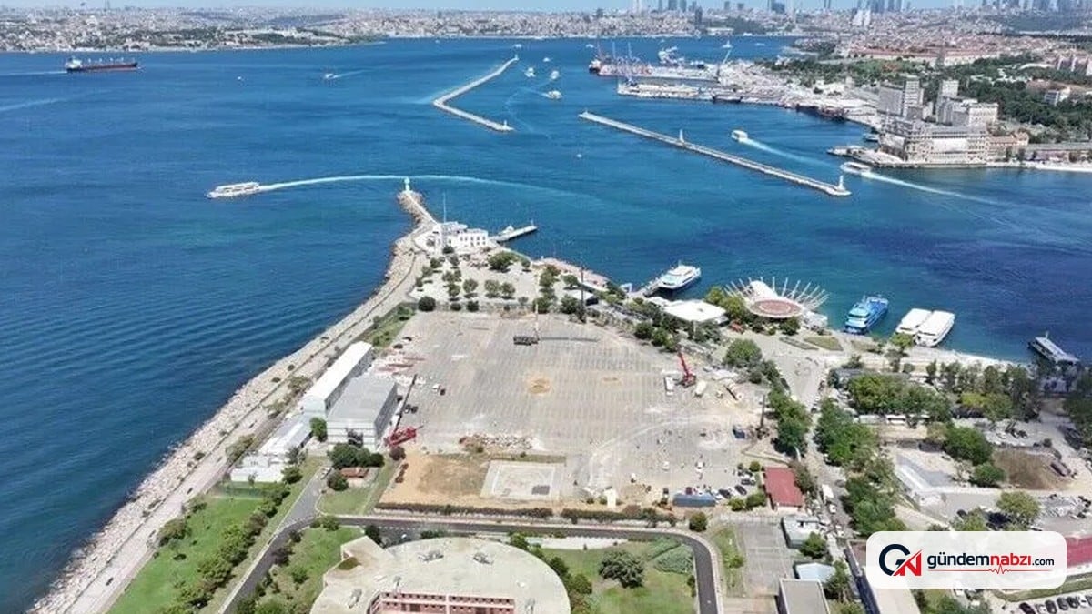 Kadıköy sahilindeki cami projesinde ilk kazma vuruldu