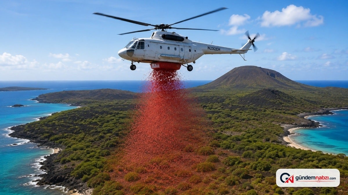 Galapagos'ta istilacı fareler zehirle temizlendi