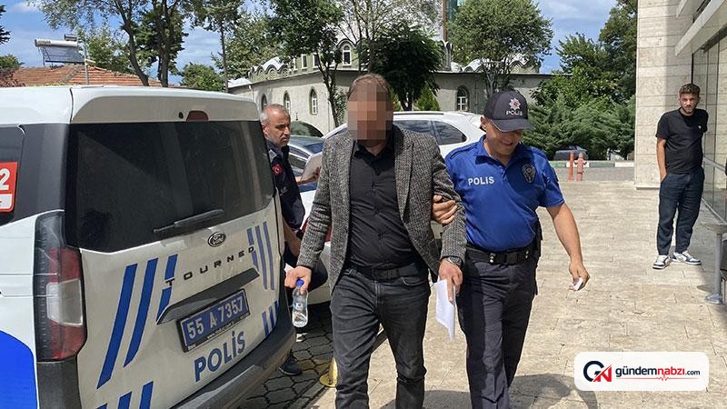 Samsun'da arkadaşlık teklifini reddettiği kadını darp eden taksici gözaltına alındı