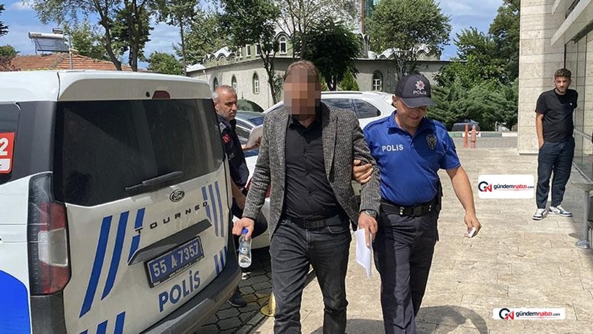 Samsun'da arkadaşlık teklifini reddettiği kadını darp eden taksici gözaltına alındı