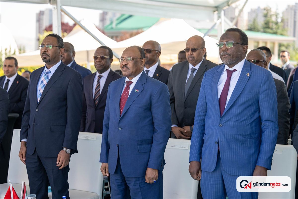 Ankara'da Sudan büyükelçiliği yeni binası için temel atıldı