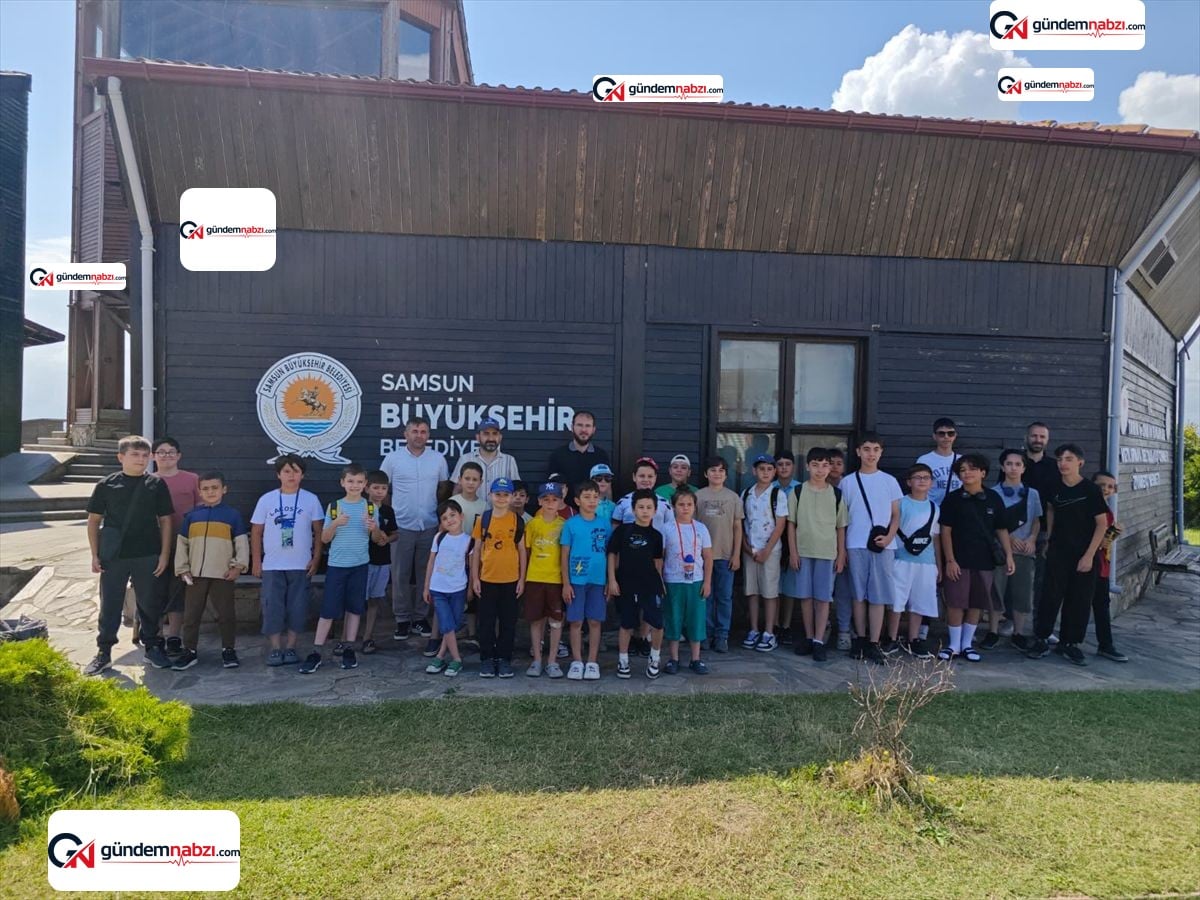 Samsun'da Kur'an kursu öğrencileri Kızılırmak Deltası'nı gezdi