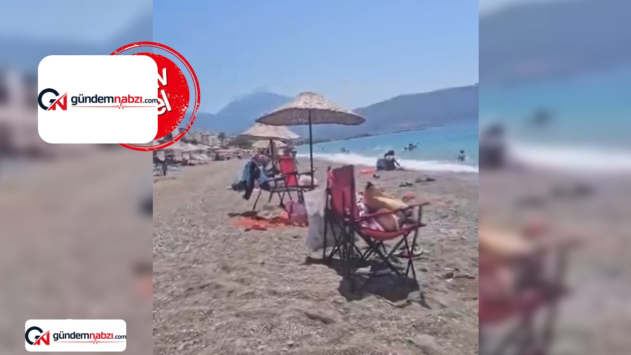 Muğla Fethiye'de plaj görevlisi ile vatandaş tartıştı