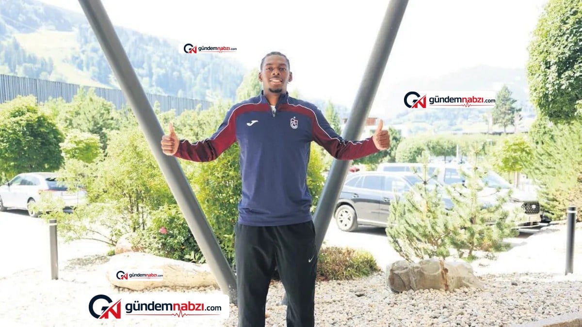 Trabzonspor'un yeni transferi Rene Mitongo kampa katıldı