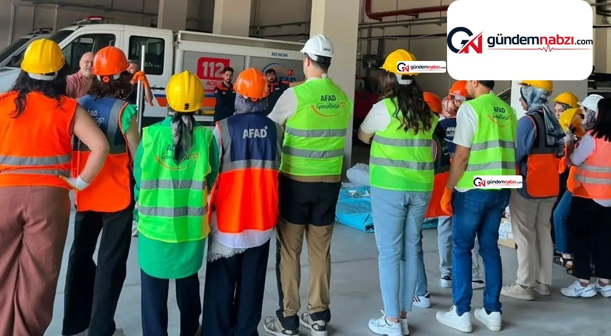 Erzincan'da gönüllülere yönelik Destek AFAD Eğitimi tamamlandı