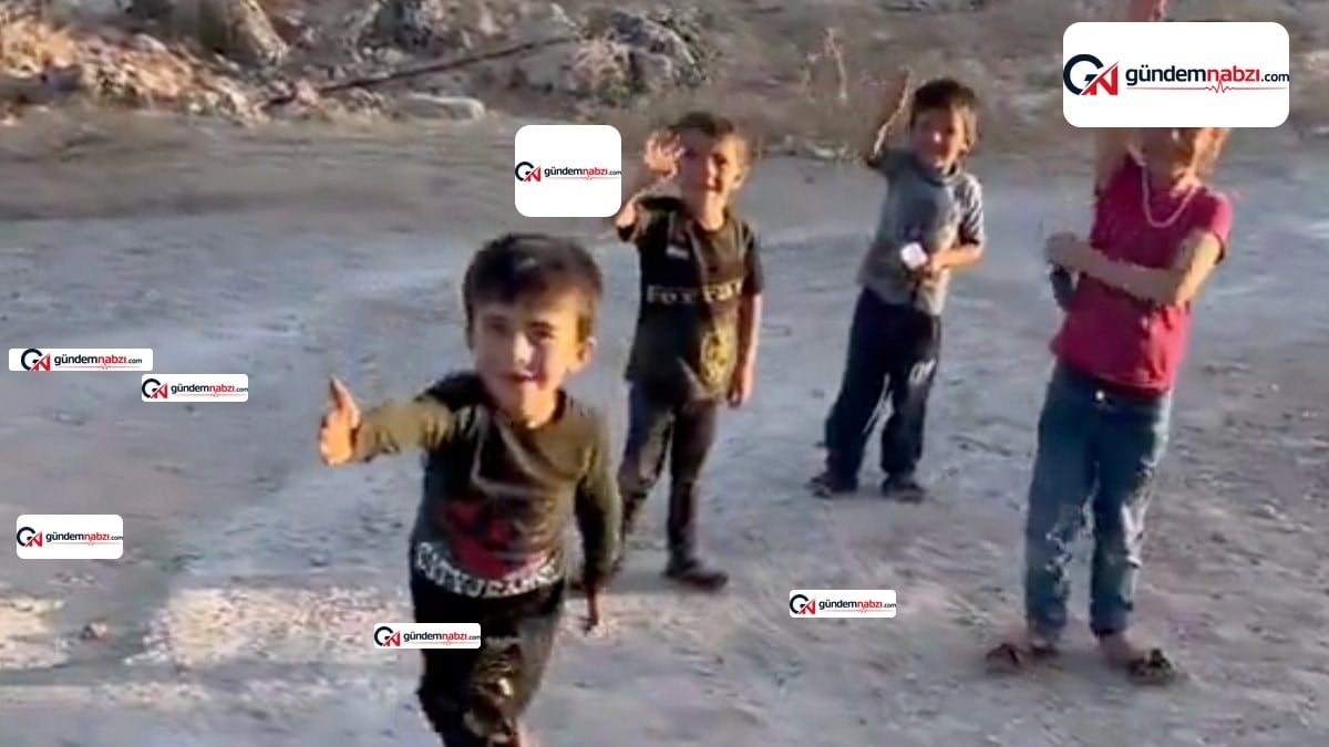 Suriye'de Türk askerini gören çocukların sevinç görüntüleri gündem oldu