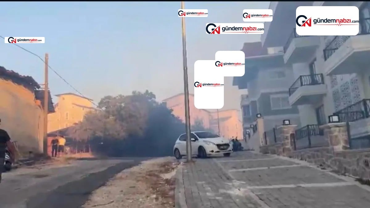 Antalya'da orman yangını yerleşim yerlerini tehdit ediyor