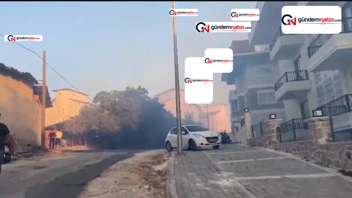 Antalya'da orman yangını yerleşim yerlerini tehdit ediyor