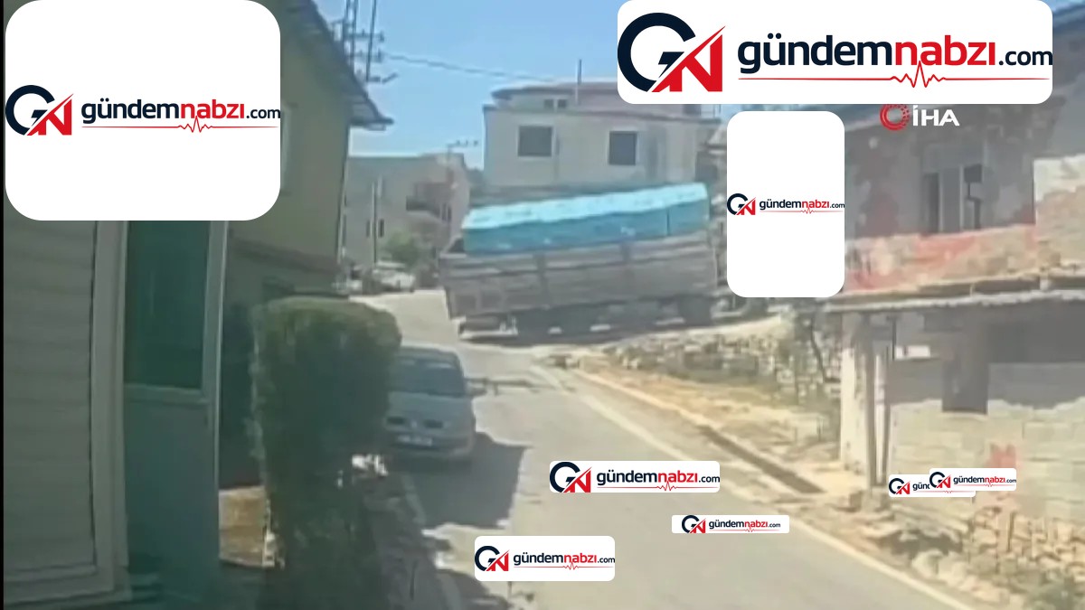 Hatay'da briket yüklü tır devrildi: 1 yaralı