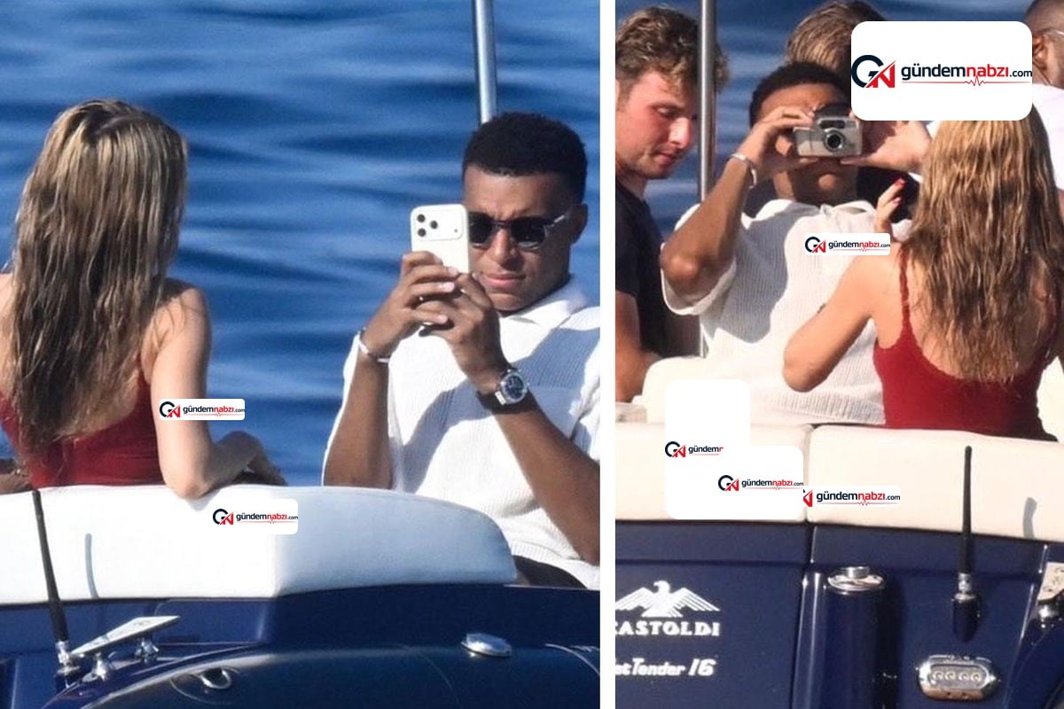 Kylian Mbappe ve Ester Exposito Sardinya'da tatilde görüntülendi