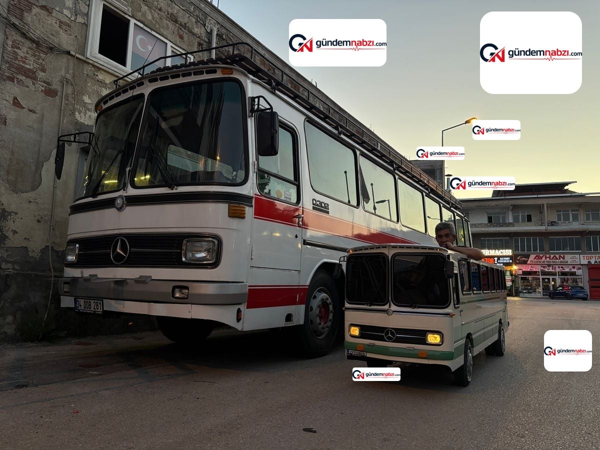 Bursa'da 8 ayda minyatür otobüs üretti