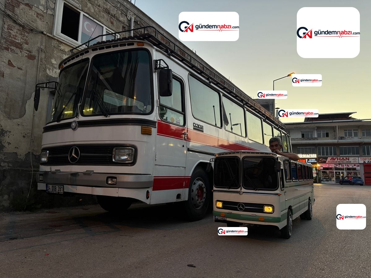 Bursa'da 8 ayda minyatür otobüs üretti