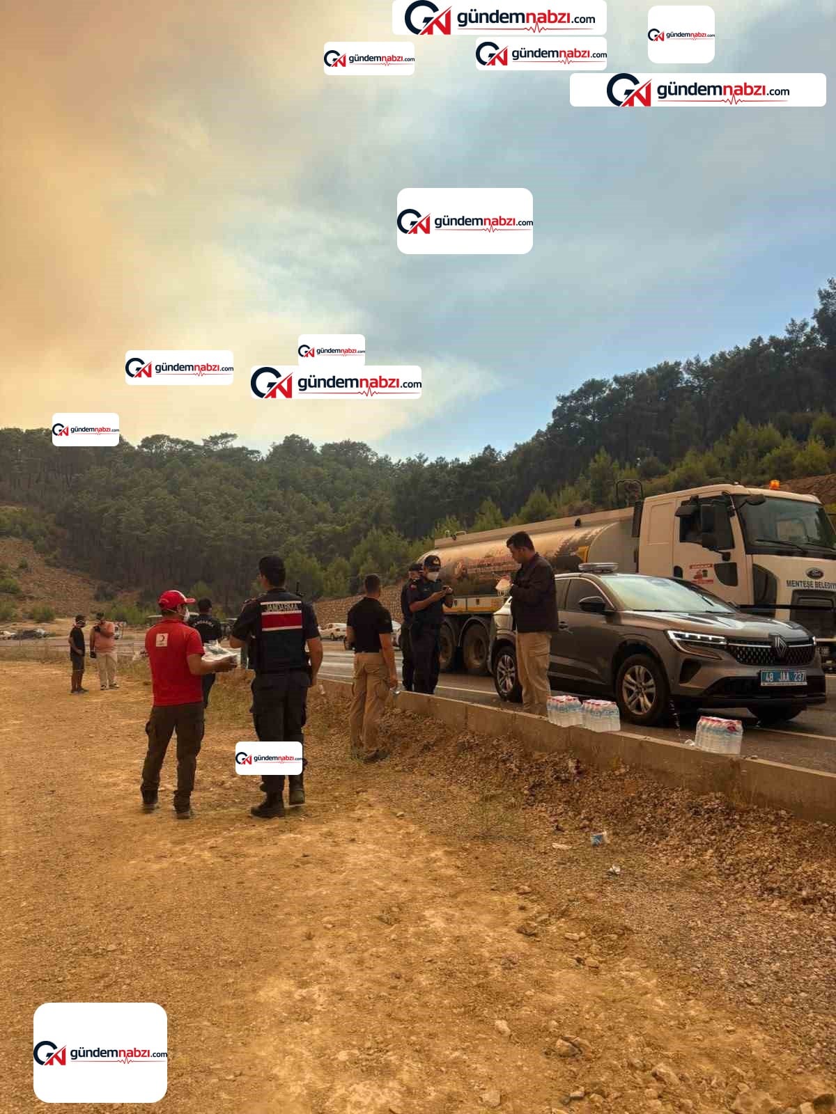 Türk Kızılay'dan yangın bölgelerinde beslenme desteği