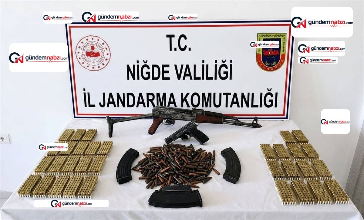 Niğde'de ruhsatsız silah operasyonunda 2 şüpheli yakalandı