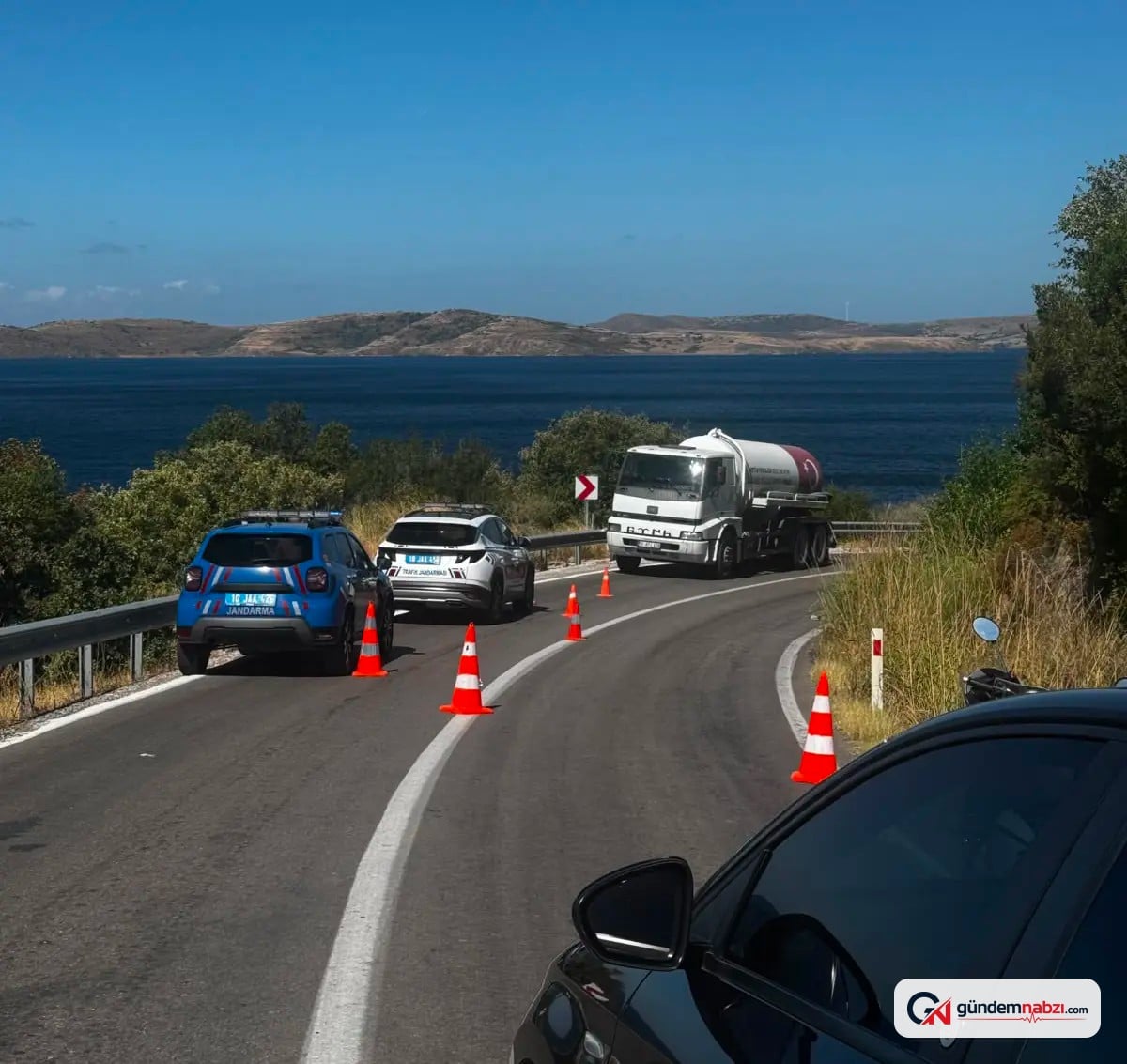 Balıkesir'de vidanjöre çarpan motosiklet sürücüsü öldü