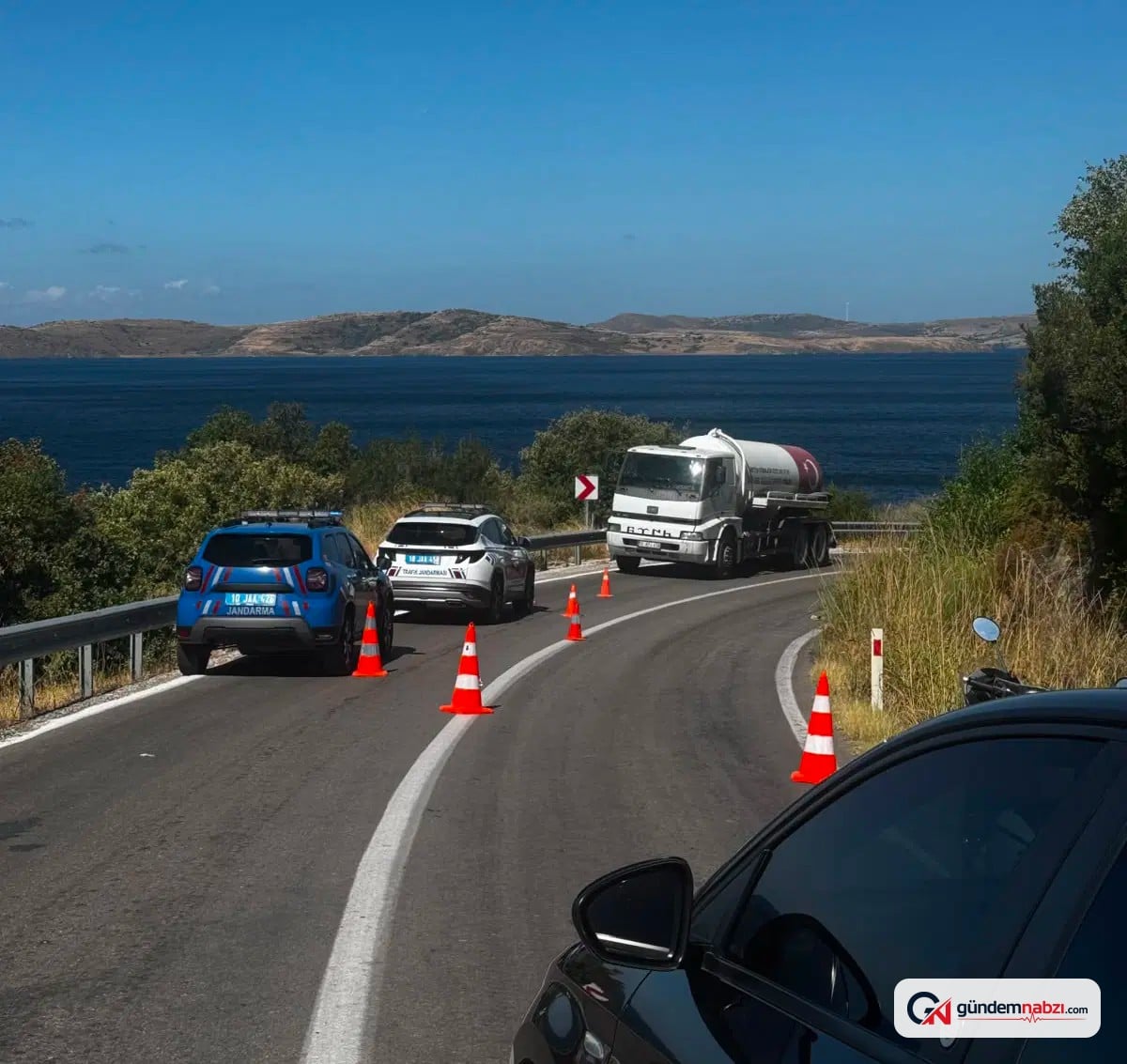Balıkesir'de vidanjöre çarpan motosiklet sürücüsü öldü