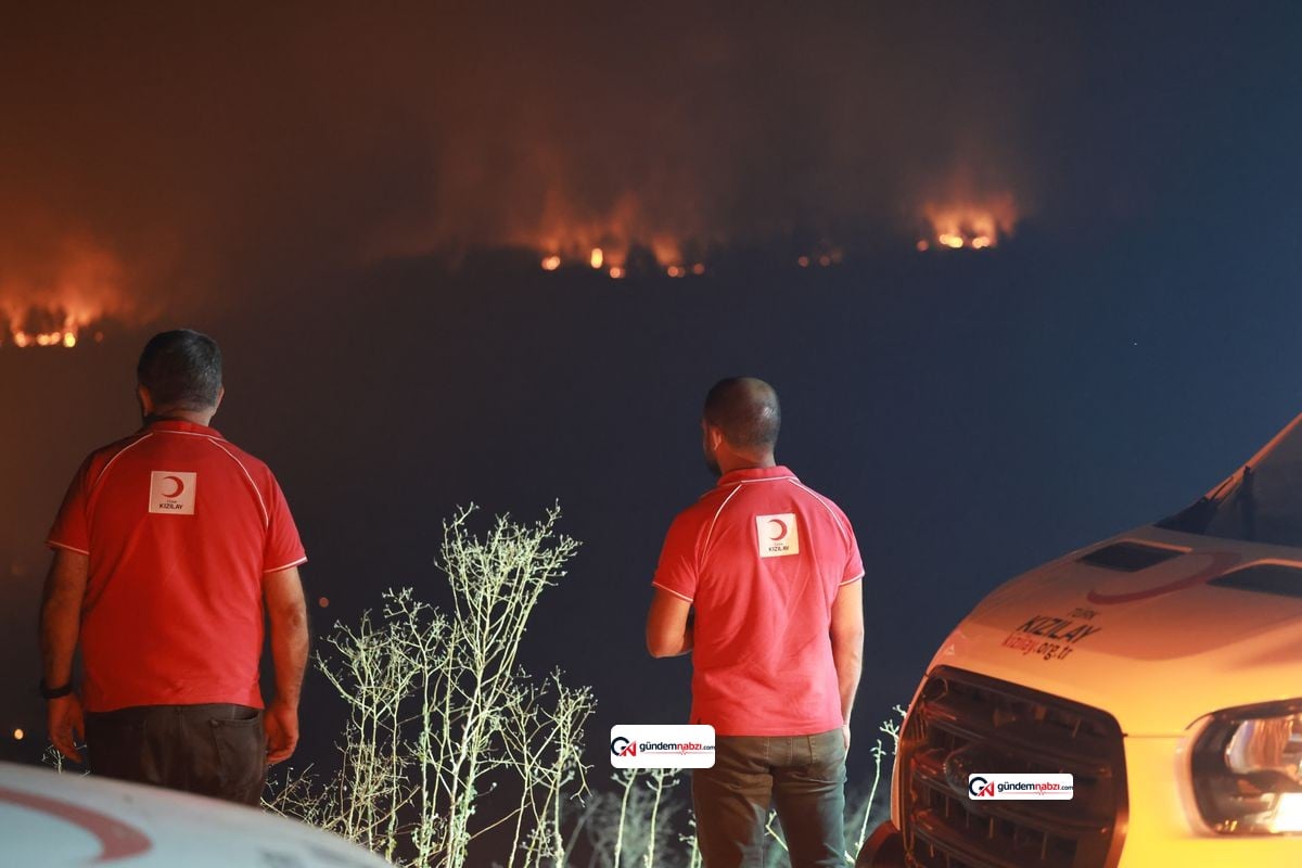 Türk Kızılay orman yangınlarında 26 noktada sahada