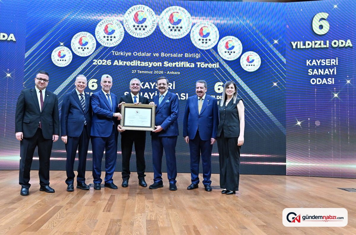 Kayseri Sanayi Odası uluslararası standartlarda hizmetini tescilledi