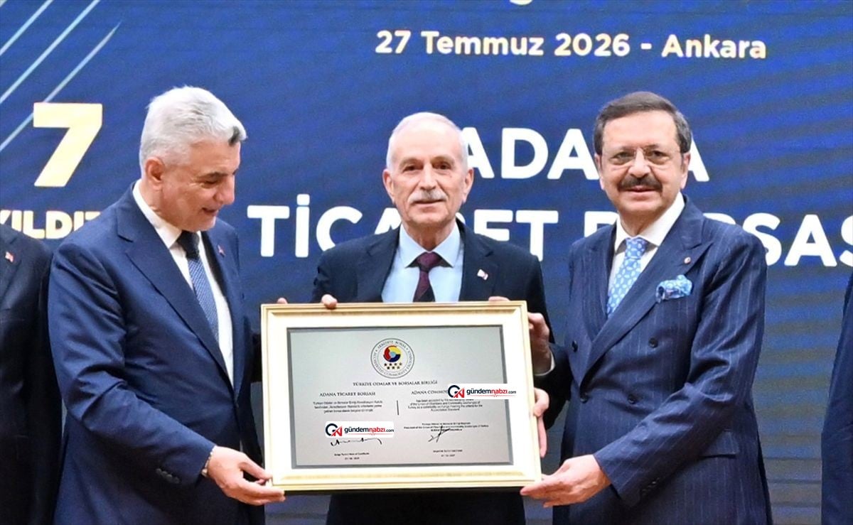 Adana Ticaret borsası Türkiye'nin ilk 7 yıldızlı borsası oldu