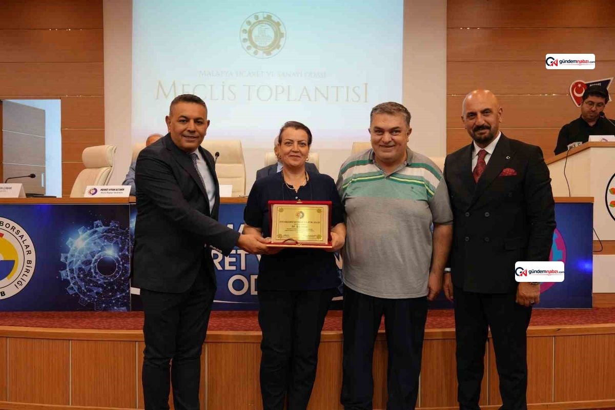 Malatya ticaret ve Sanayi Odası'nda 40 firmaya vefa plaketi