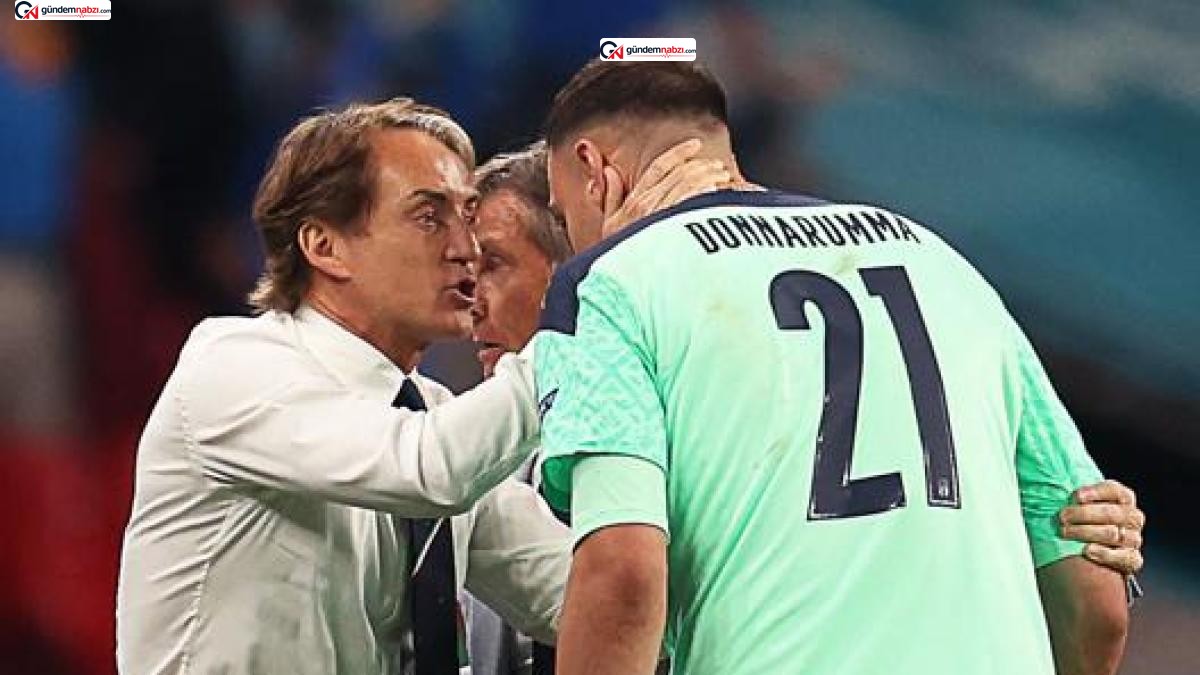 Gianluigi Donnarumma'dan Giovanni Malagò'ya Mancini mesajı